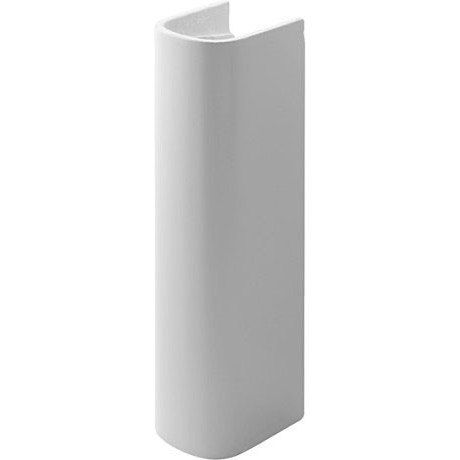 Immagine di Duravit D-CODE colonna per lavabo, parte frontale arrotondata, colore bianco 0863270000