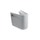 Duravit D-CODE semicolonna per lavabo, parte frontale arrotondata, colore bianco 0857180000