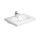 Duravit D-CODE lavabo consolle 65 cm monoforo, con troppopieno e bordo per rubinetteria, lato inferiore smaltato, colore bianco 03426500002