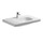 Duravit D-CODE lavabo Med 85 cm monoforo, senza troppopieno, con bordo per rubinetteria, colore bianco 03528500002