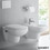Immagine di Duravit D-CODE bidet sospeso Compact monoforo, con troppopieno e bordo per rubinetteria, colore bianco 2237150000
