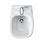 Immagine di Duravit D-CODE bidet sospeso Compact monoforo, con troppopieno e bordo per rubinetteria, colore bianco 2237150000