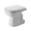 Immagine di Duravit D-CODE vaso a pavimento a cacciata per cassetta a incasso o esterna, senza sedile del vaso, con brida di risciacquo, scarico verticale, colore bianco 2110010000