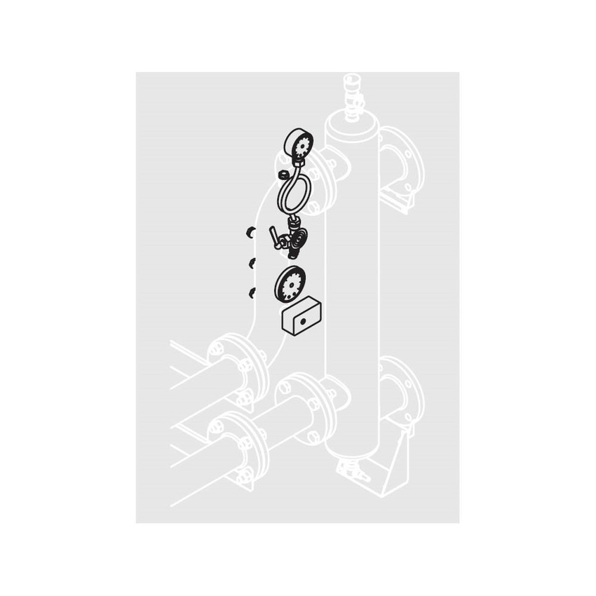 Immagine di Beretta Configurazione Hs 250 kW con staffaggio a muro 20061070