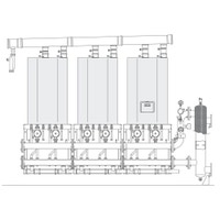 Immagine di Beretta Configurazione Hs 300 kW con staffaggio a muro 20061071