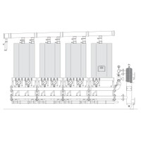 Immagine di Beretta Configurazione Hs 350 kW con staffaggio a muro 20061072