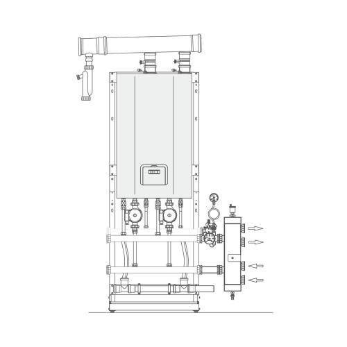 Immagine di Beretta Configurazione Hs 100 kW con telaio in linea 20061076