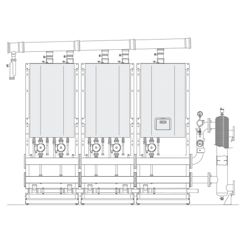 Immagine di Beretta Configurazione Hs 250 kW con telaio in linea 20061079