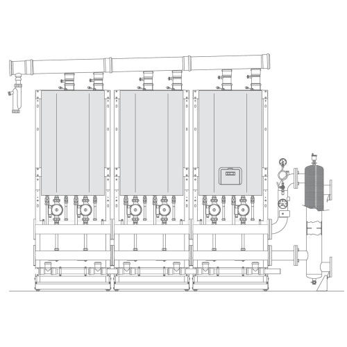 Immagine di Beretta Configurazione Hs 300 kW con telaio in linea 20061080