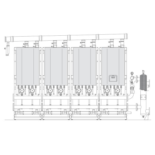Immagine di Beretta Configurazione Hs 400 kW con telaio in linea 20061082