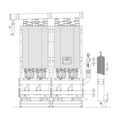 Immagine di Beretta Configurazione Hs 400 kW con telaio fronte-retro 20061091