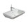 Duravit DURASTYLE lavabo 65 cm monoforo, con troppopieno, con bordo per rubinetteria, lato inferiore smaltato, colore bianco 2319650000