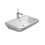 Immagine di Duravit DURASTYLE lavabo 60 cm monoforo, con troppopieno, con bordo per rubinetteria, lato inferiore smaltato, colore bianco 2319600000