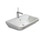 Immagine di Duravit DURASTYLE lavabo 55 cm monoforo, con troppopieno, con bordo per rubinetteria, lato inferiore smaltato, colore bianco 2319550000