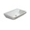 Immagine di Duravit DURASTYLE lavabo Med 60 cm senza foro per rubinetteria, senza troppopieno, con bordo per rubinetteria, lato inferiore smaltato, colore bianco 2324600070