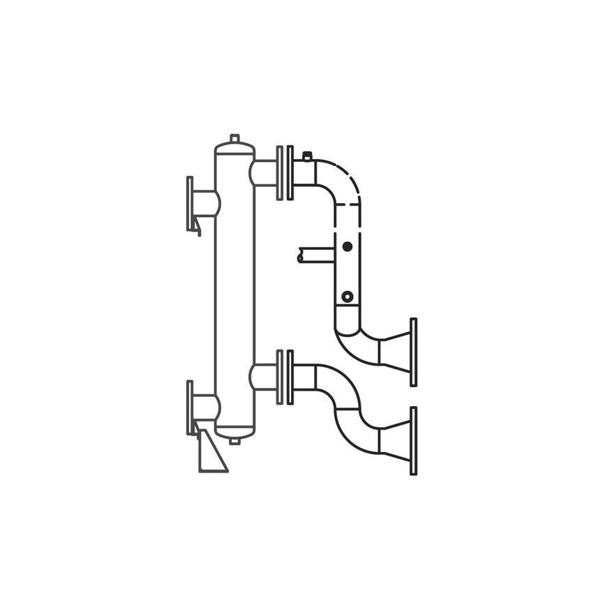 Immagine di Beretta Kit separatore idr. SX (fino a 600 kW) 20073305