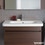 Immagine di Duravit DURASTYLE lavabo consolle 80 cm monoforo, con troppopieno e con bordo per rubinetteria, lato inferiore smaltato, WonderGliss, colore bianco 23208000001