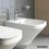 Immagine di Duravit DURASTYLE bidet sospeso monoforo, con troppopieno, con bordo per rubinetteria, colore bianco 2287150000