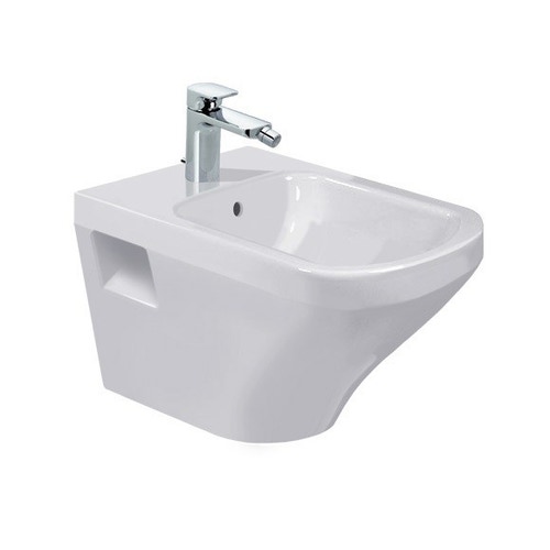 Immagine di Duravit DURASTYLE bidet sospeso monoforo, con troppopieno, con bordo per rubinetteria, colore bianco 2282150000