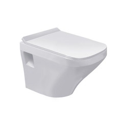 Immagine di Duravit DURASTYLE vaso sospeso Compact a cacciata, senza sedile, fabbisogno di acqua di risciacquo 4,5 l, UWL classe 1, colore bianco 2539090000
