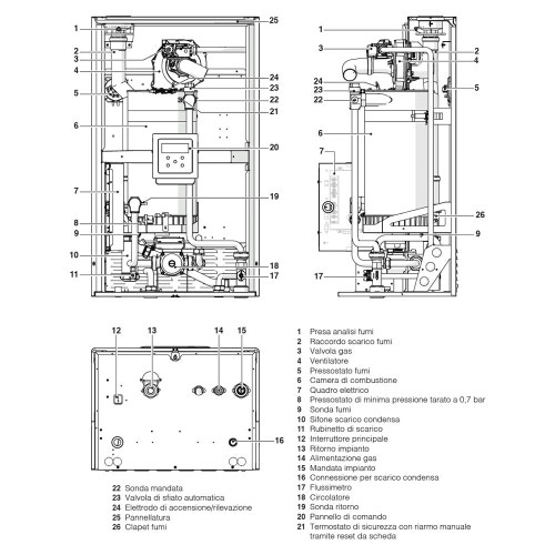 Immagine di Beretta POWER MAX 50 P Modulo termico murale a condensazione tipo B3 premiscelato 20128430