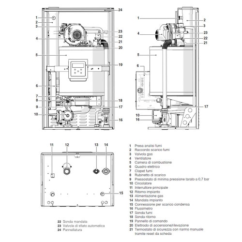 Immagine di Beretta POWER MAX 65 P Modulo termico murale a condensazione tipo B3 premiscelato 20128431