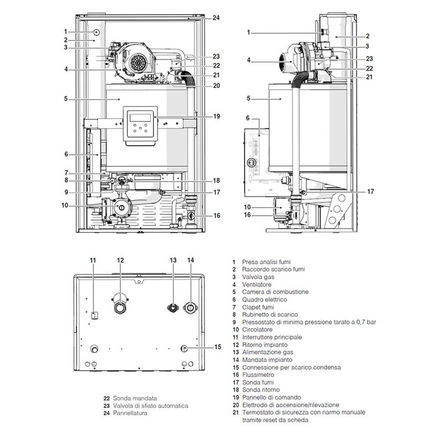 Immagine di Beretta POWER MAX 65 P Modulo termico murale a condensazione tipo B3 premiscelato 20128431