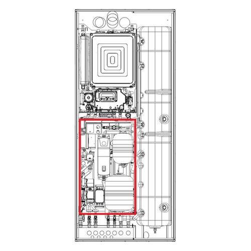Immagine di Beretta SOLAR BOX LE - SOLO RISCALDAMENTO 1AT+1BT Sistema solare ad incasso 20104583
