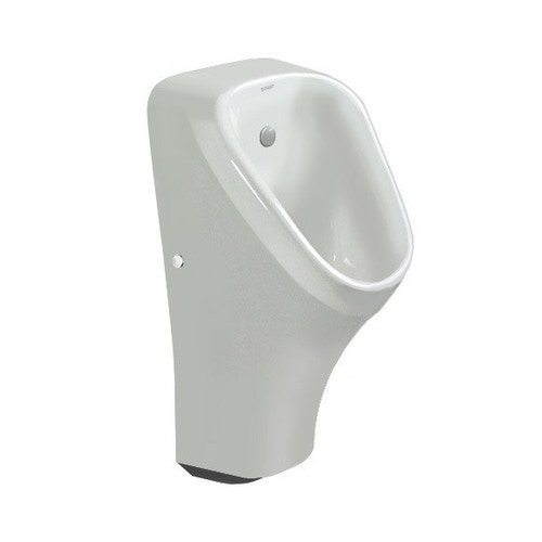 Immagine di Duravit DURASTYLE orinatoio modello elettronico a batteria, senza mosca, senza brida, entrata posteriore nascosta, scarico orizzontale Ø 50 mm, colore bianco 2806310000