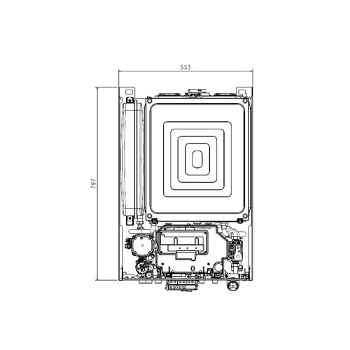 Immagine di Beretta METEO GREEN H 25 C.S.I. BOX caldaia murale a condensazione premiscelata da esterno 20133970