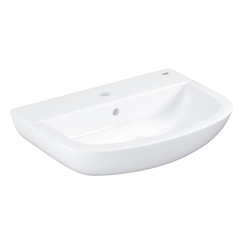 Immagine di Grohe Bau Ceramic lavabo 55 cm monoforo con troppopieno, bianco 39440000