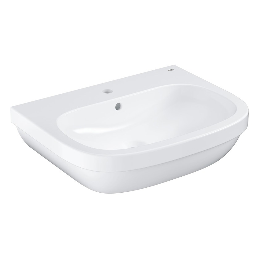 Immagine di Grohe Euro Ceramic lavabo 65 cm monoforo con troppopieno, bianco 39323000