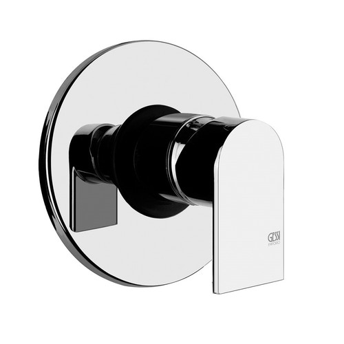 Immagine di Gessi VIA MANZONI miscelatore a parete, 1 uscita, senza corpo incasso, finitura cromo 38654#031