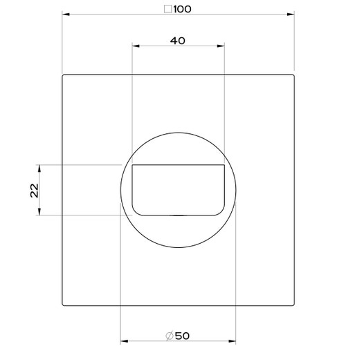 Immagine di Gessi VIA MANZONI bocca vasca a parete, finitura cromo 38725#031