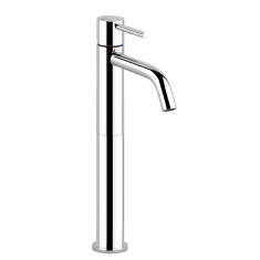 Immagine di Gessi VIA TORTONA miscelatore lavabo H.30 cm, senza scarico, con flessibili di collegamento, finitura cromo 18604#031