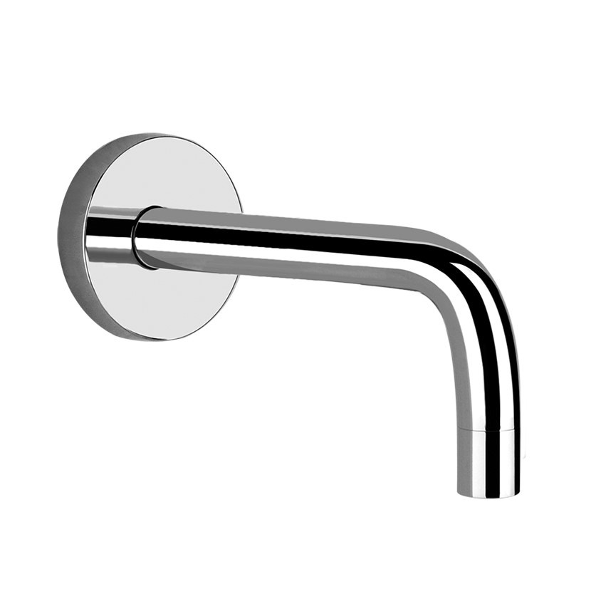 Immagine di Gessi VIA TORTONA bocca a parete P.18 cm, finitura cromo 38780#031