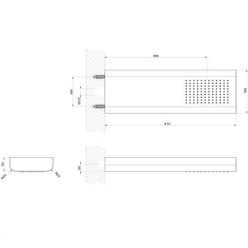 Immagine di Gessi EMPORIO SHOWER soffione doccia da parete, finitura cromo 38784#238