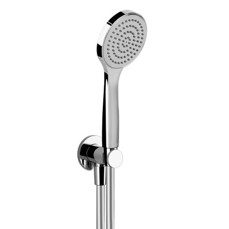 Immagine di Gessi EMPORIO SHOWER set doccia con presa acqua, doccetta anticalcare e flessibile 150 cm, finitura cromo 38723#031