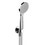 Immagine di Gessi EMPORIO SHOWER set doccia con presa acqua, doccetta anticalcare e flessibile 150 cm, finitura cromo 38723#031