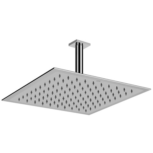 Immagine di Gessi EMPORIO SHOWER soffione anticalcare per doccia, a soffitto, orientabile, finitura mirror steel 47262#238
