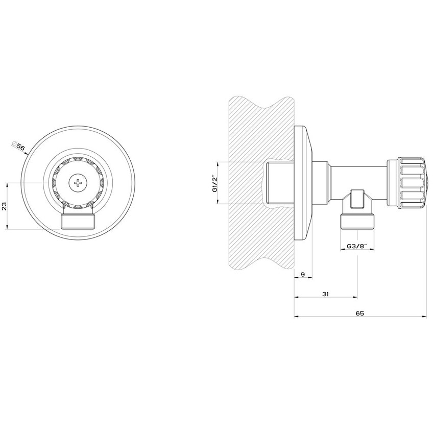 Immagine di Gessi EMPORIO SHOWER rubinetto sottolavabo, finitura cromo 47283#031