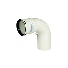 Immagine di Immergas Kit curva Ø60 a 90° per intubamento 3.013870
