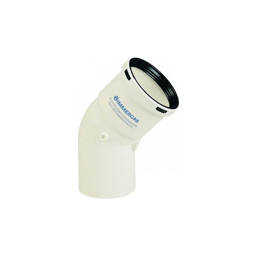 Immagine di Immergas Kit curva Ø60 a 45° per intubamento 3.013871