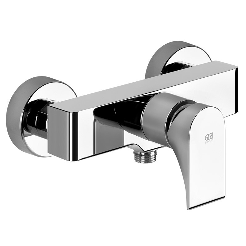 Immagine di Gessi VIA SOLFERINO miscelatore monocomando esterno doccia finitura cromo 49031#031