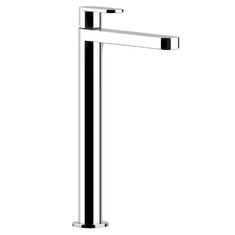 Immagine di Gessi VIA BAGUTTA miscelatore lavabo H.30 cm, senza scarico, con flessibili di collegamento, finitura cromo 29909#031