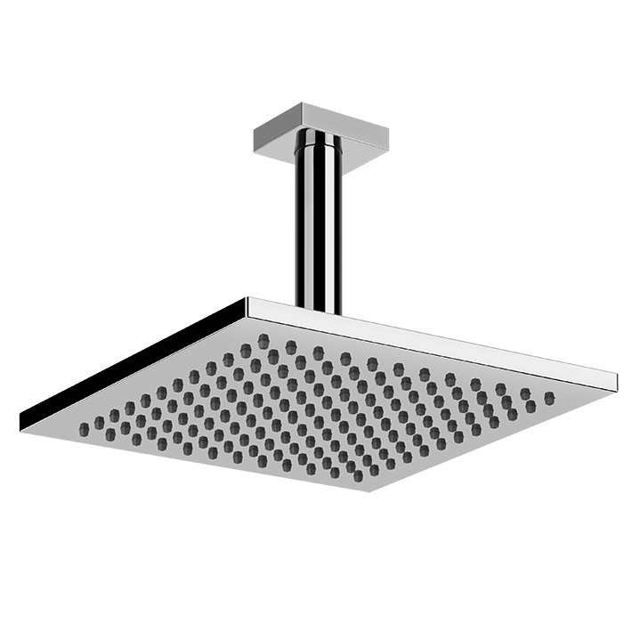 Immagine di Gessi EMPORIO SHOWER soffione anticalcare per doccia, a soffitto, orientabile, finitura cromo 47290#031
