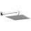 Immagine di Gessi EMPORIO SHOWER soffione anticalcare a parete, orientabile, finitura mirror steel 93348#238