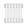 Irsap TESI 2 radiatore 6 elementi H.30 L.27 P.6,5 cm, colore nero finitura opaco RT2030006K1IR02N