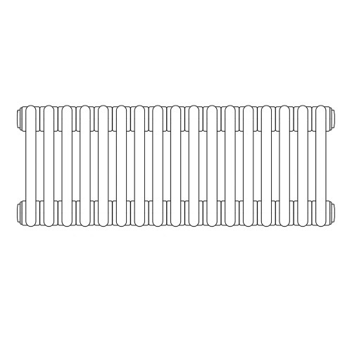 Immagine di Irsap TESI 2 radiatore 17 elementi H.200 L.76,5 P.6,5 cm, colore quartz 1 finitura ruvido RT22000171CIR02N