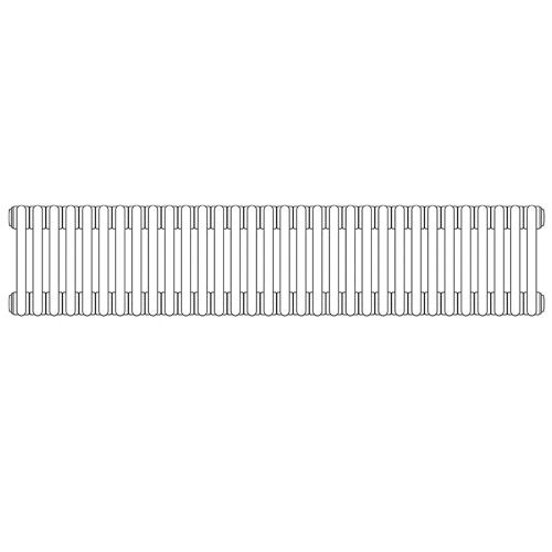 Immagine di Irsap TESI 2 radiatore 32 elementi 100x144x6,5cm, bianco RT210003201IR06N01